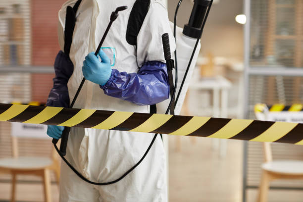Professional Biohazard Cleanup technician working in Troy, NH